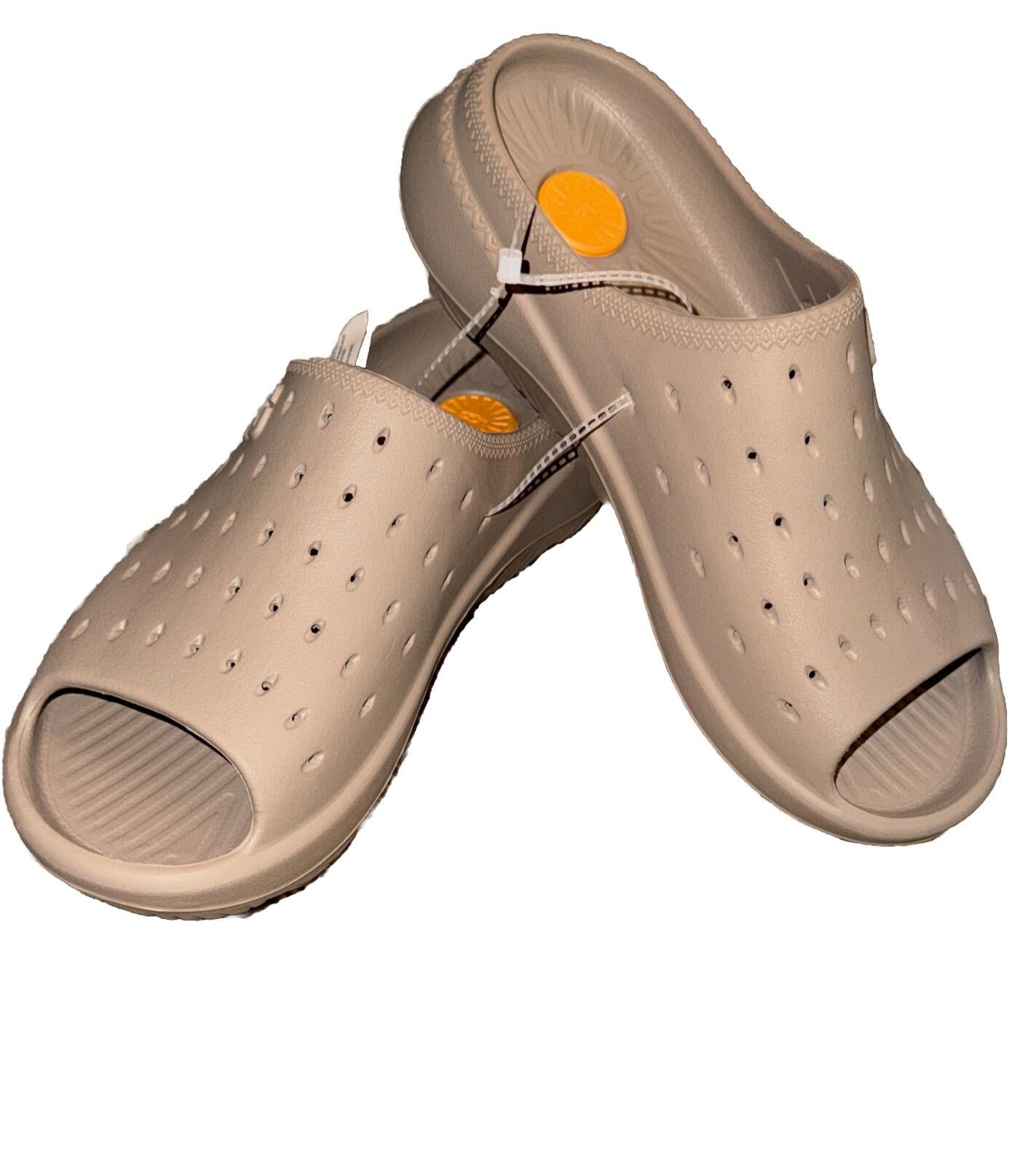 UGG Slide It Sandal Slip-On Casual Bone Tan Men sz 9