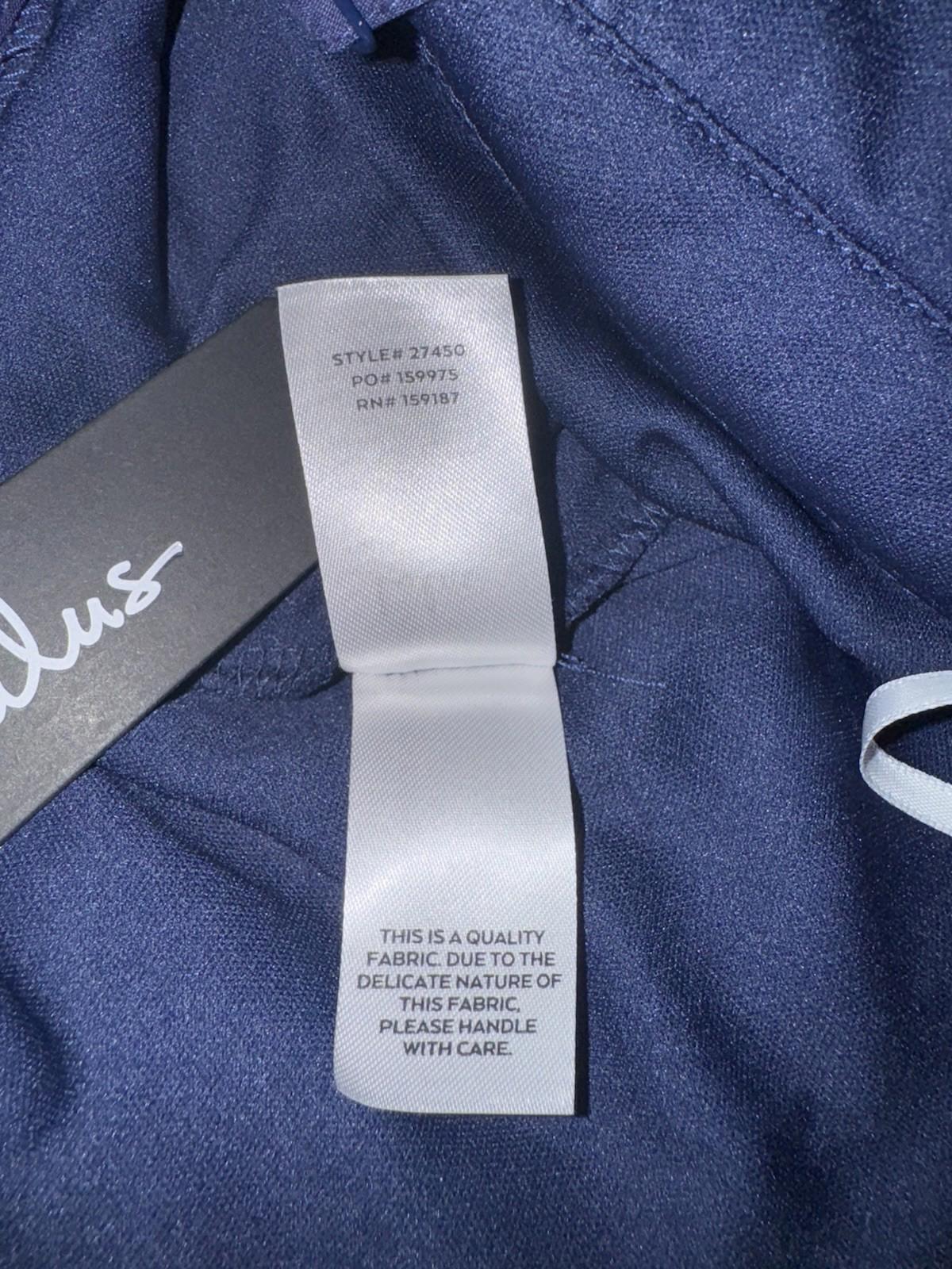 Lulus Rare Beauty Navy Blue Tulle Backless Maxi Dress M NEW!