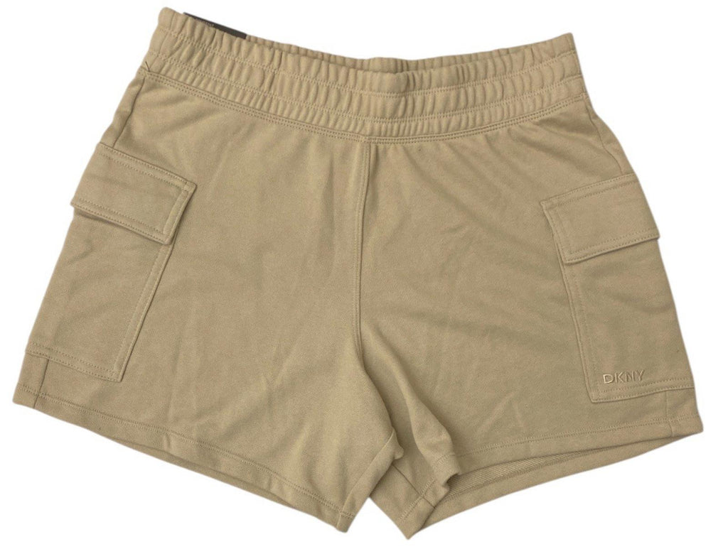 NEW! DKNY Women's French Terry Classic Fit Ultra-Soft Cargo Short Medium
