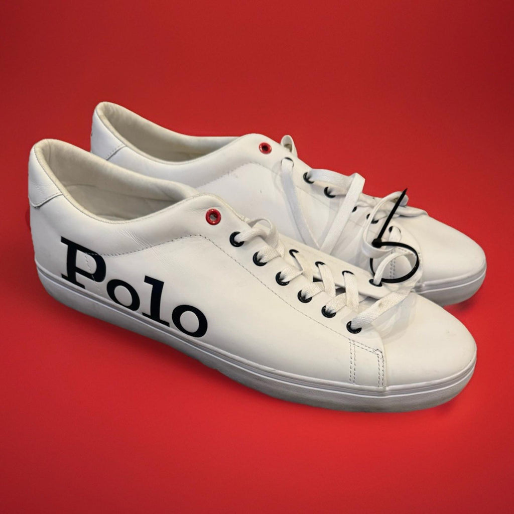 Polo Ralph Lauren Longwood Men Classic White Casual Lifestyle Sneakers Shoes 12