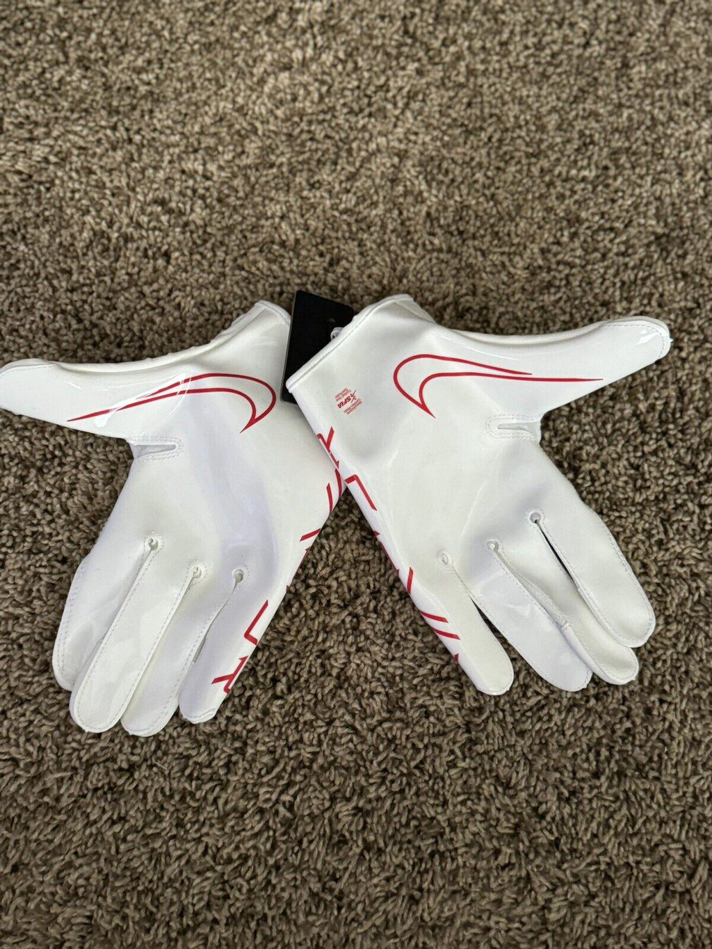 Nike Vapor Jet 7.0 Adult Football Gloves White w Red or Blue