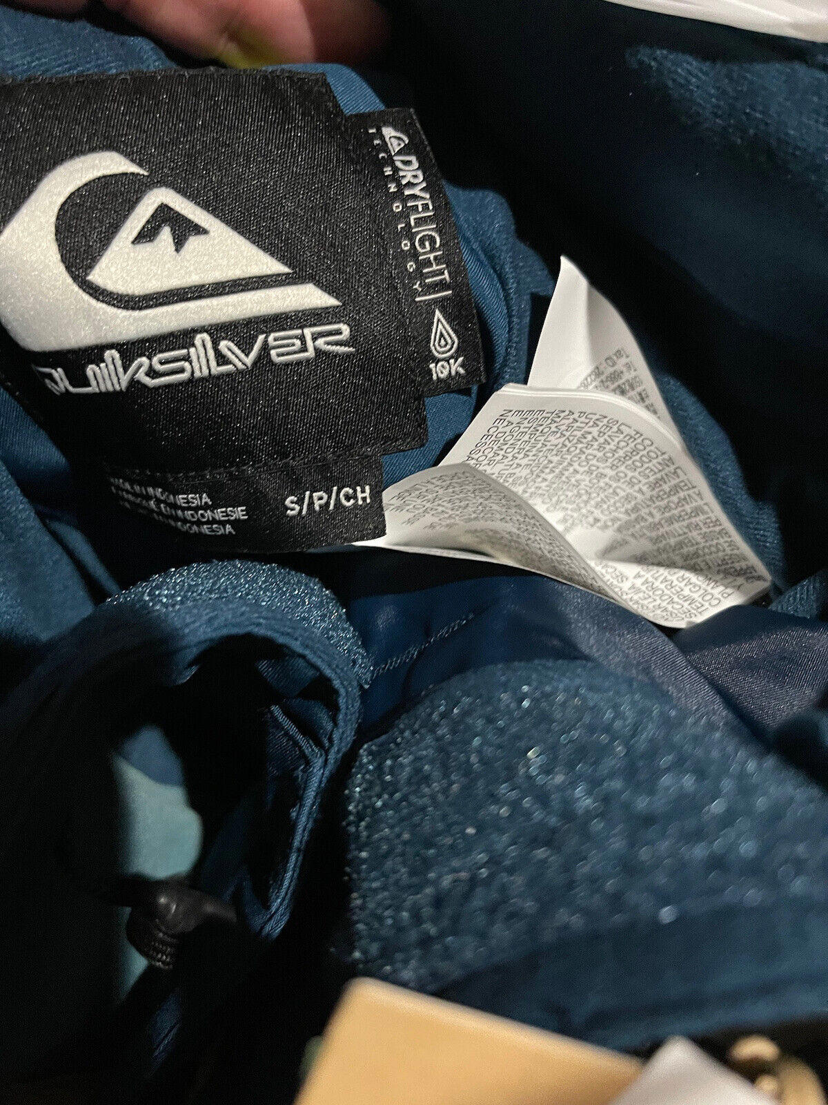 Quiksilver Snow Down Pant - Men's S & M Available. NWT Teal
