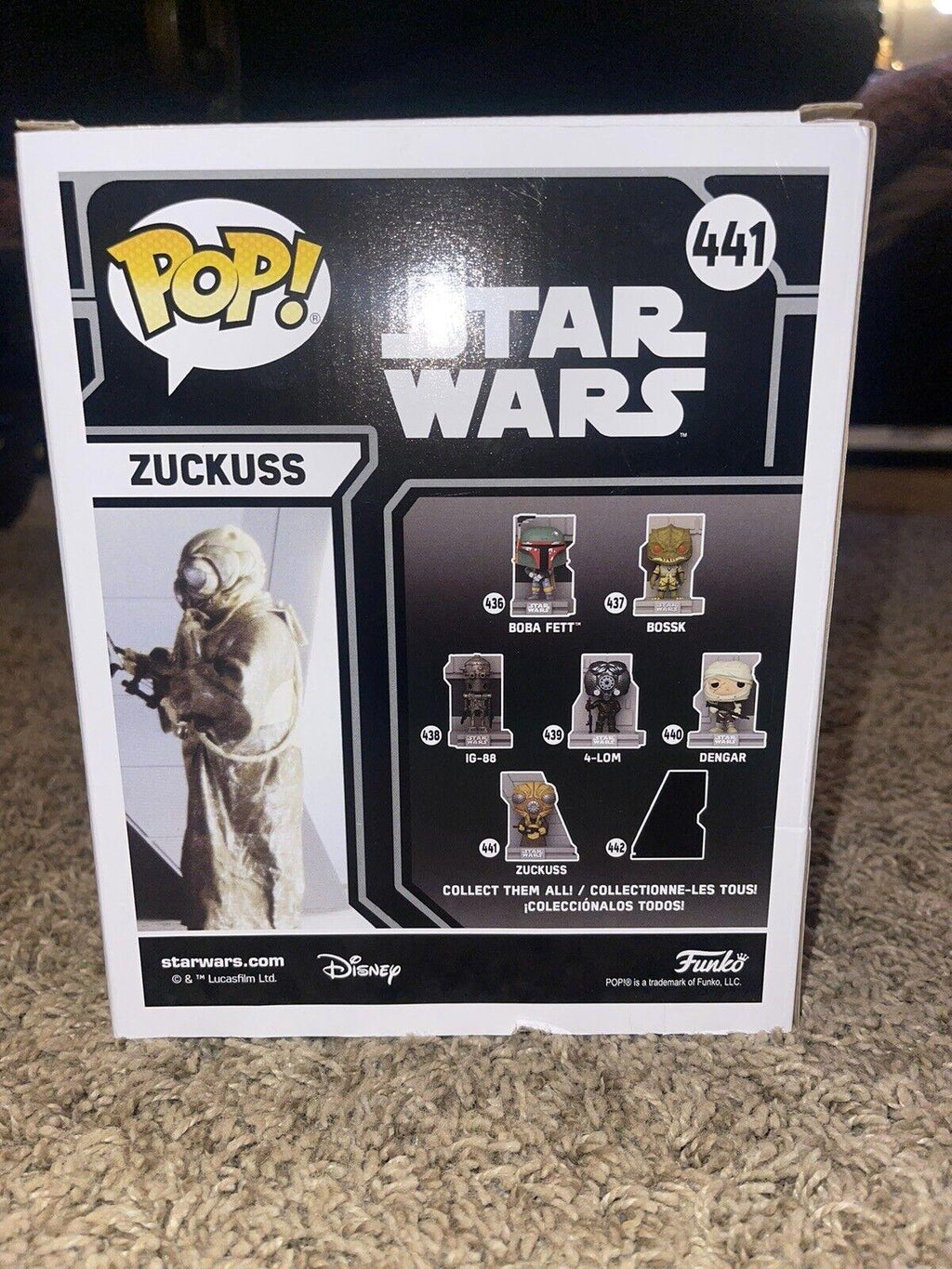 Star Wars EpV Zuckuss Bounty Hunters Deluxe Pop! Figure #441