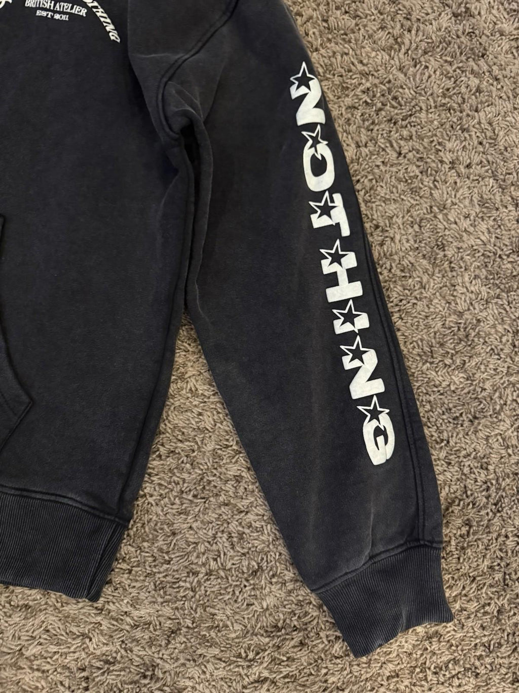 NEW Good For Nothing LIBERTY Hoodie - washed black MEDIUM NWT