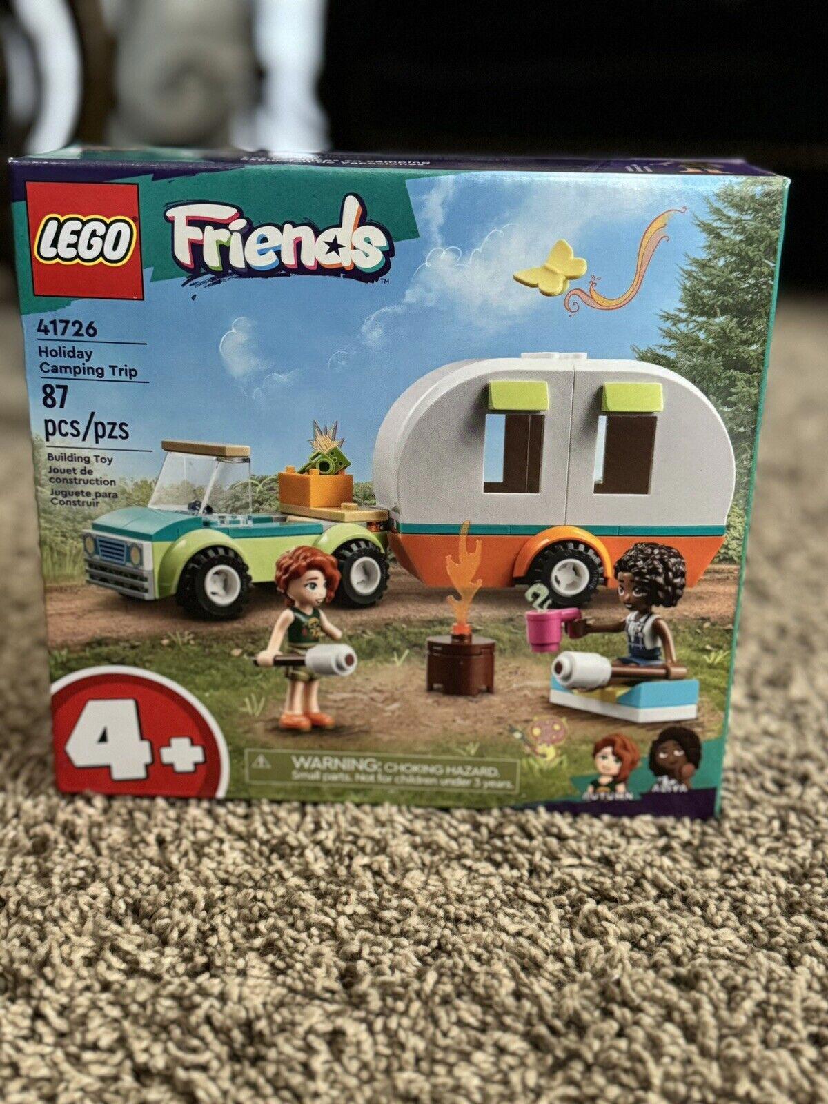 BRAND NEW LEGO Friends 41726 Holiday Camping Trip 87 Pieces Ages 4+
