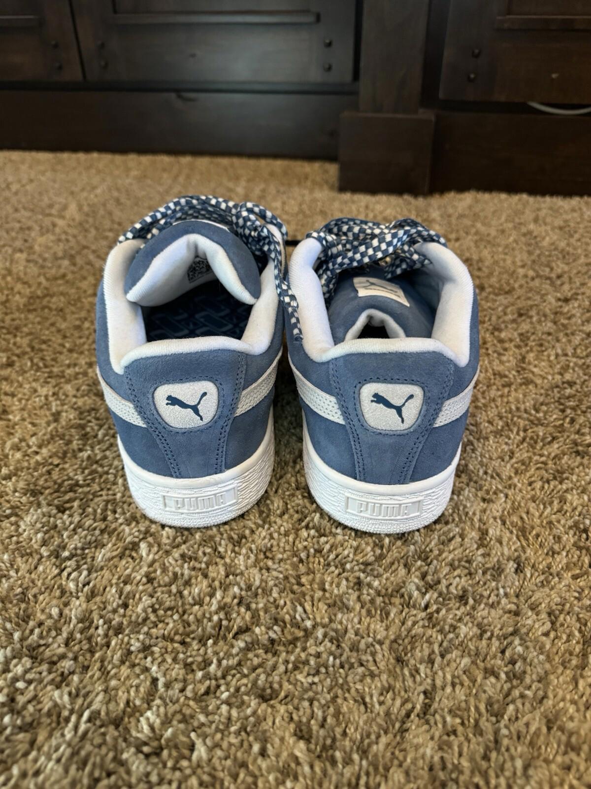Puma Suede Xl Lace Up  Womens Blue Sneakers Casual Shoes 39831001 Sz 10.5 NEW!