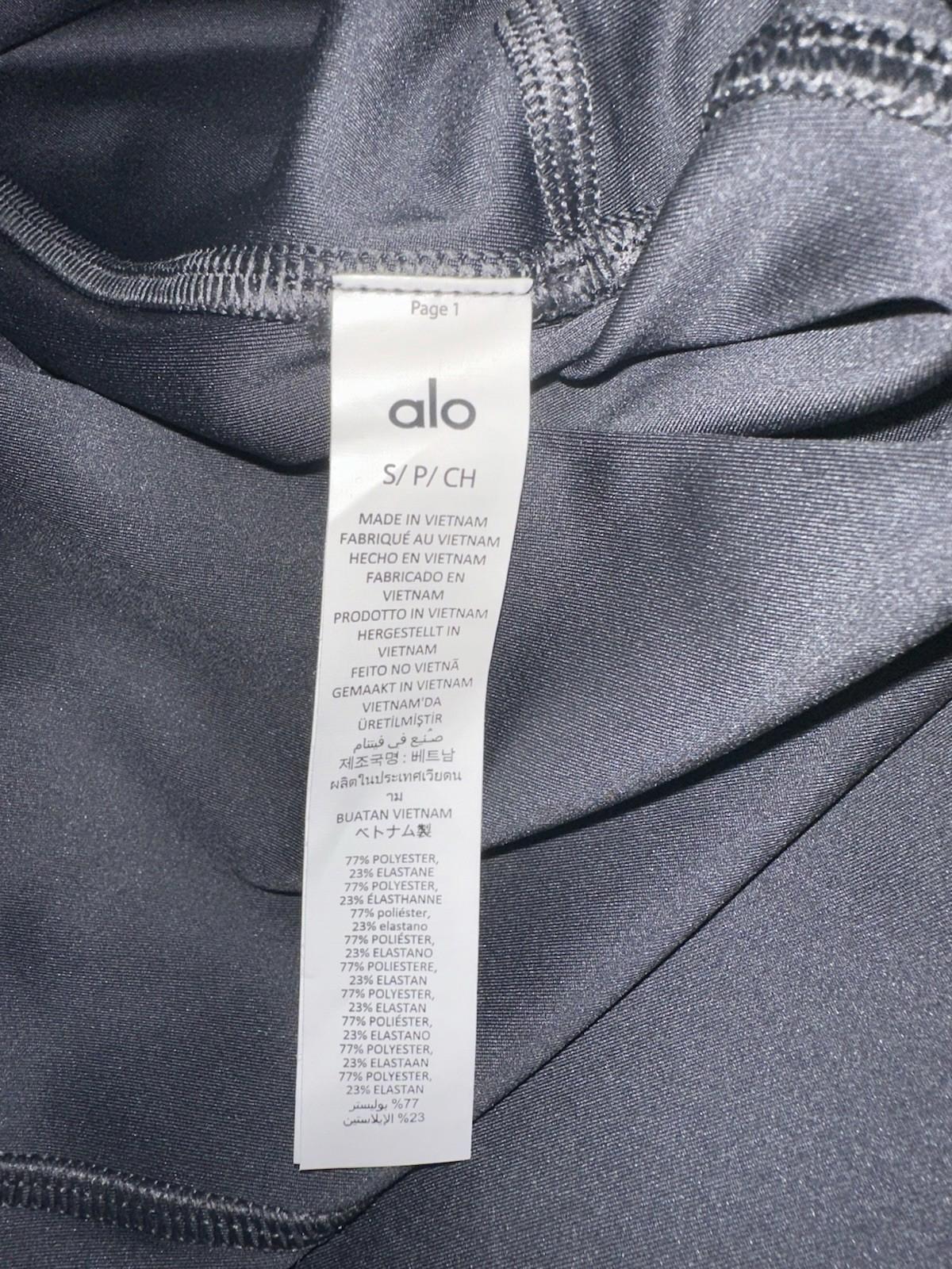 Alo Yoga 7/8 High-Waist Airlift Legging Size S Anthracite LIMITED EDITION NEW