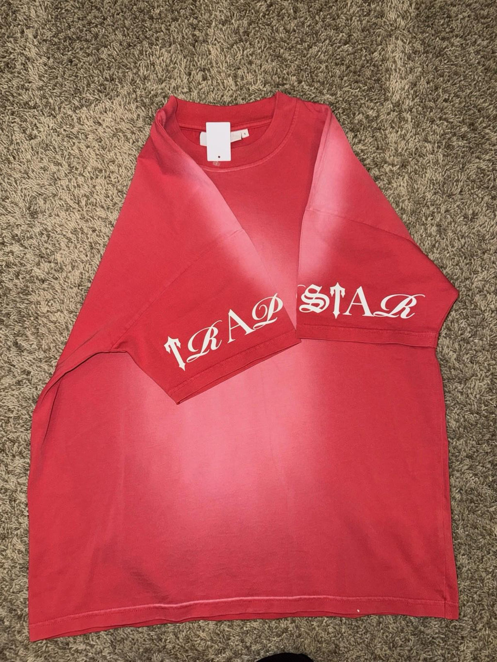 NWOT Trapstar script logo print T shirt Men’s SMALL NEW MSRP $85