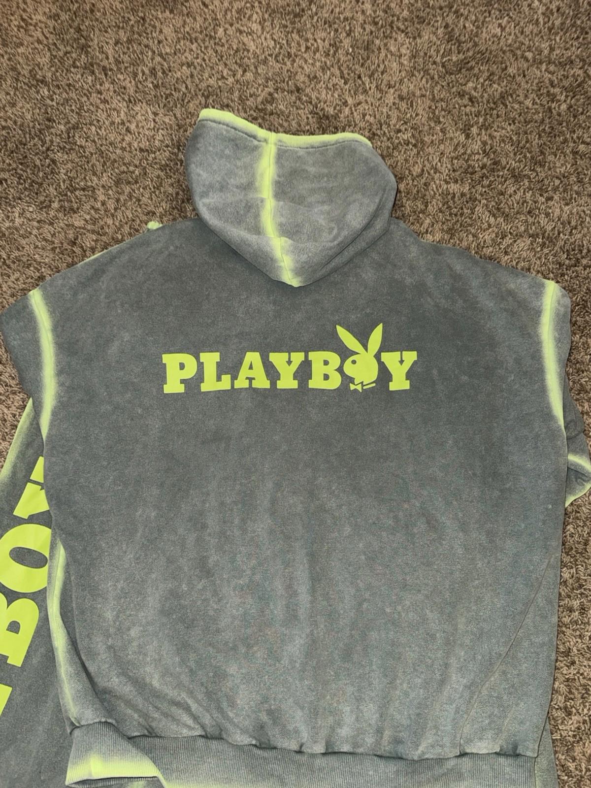 RARE Playboy X Missguided NEW Spray Effect XL Logo Sweatsuit Tracksuit NEW!