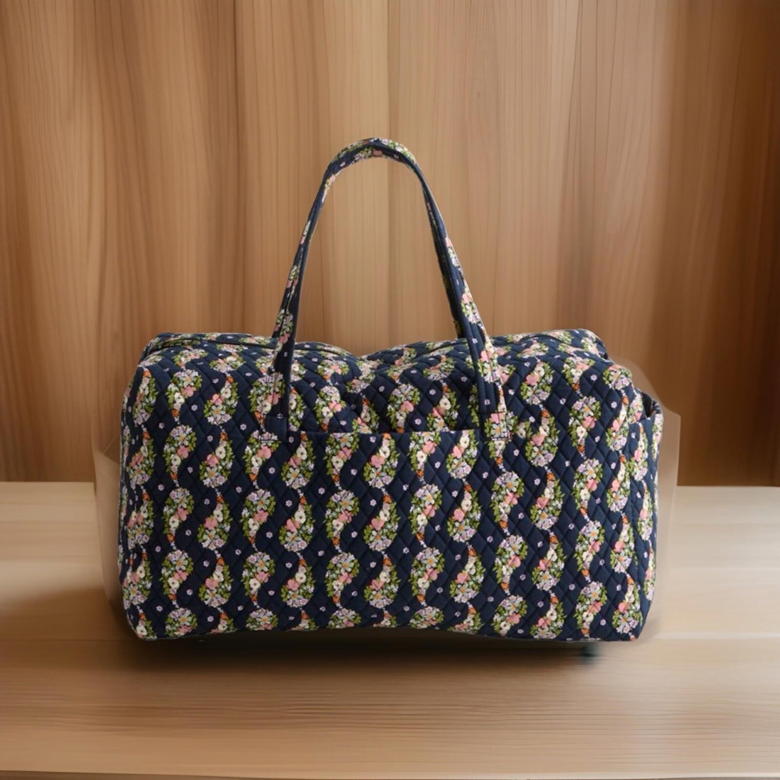 Vera Bradley Paisley Rain (flowers) XL Traveler Duffel Bag NWT
