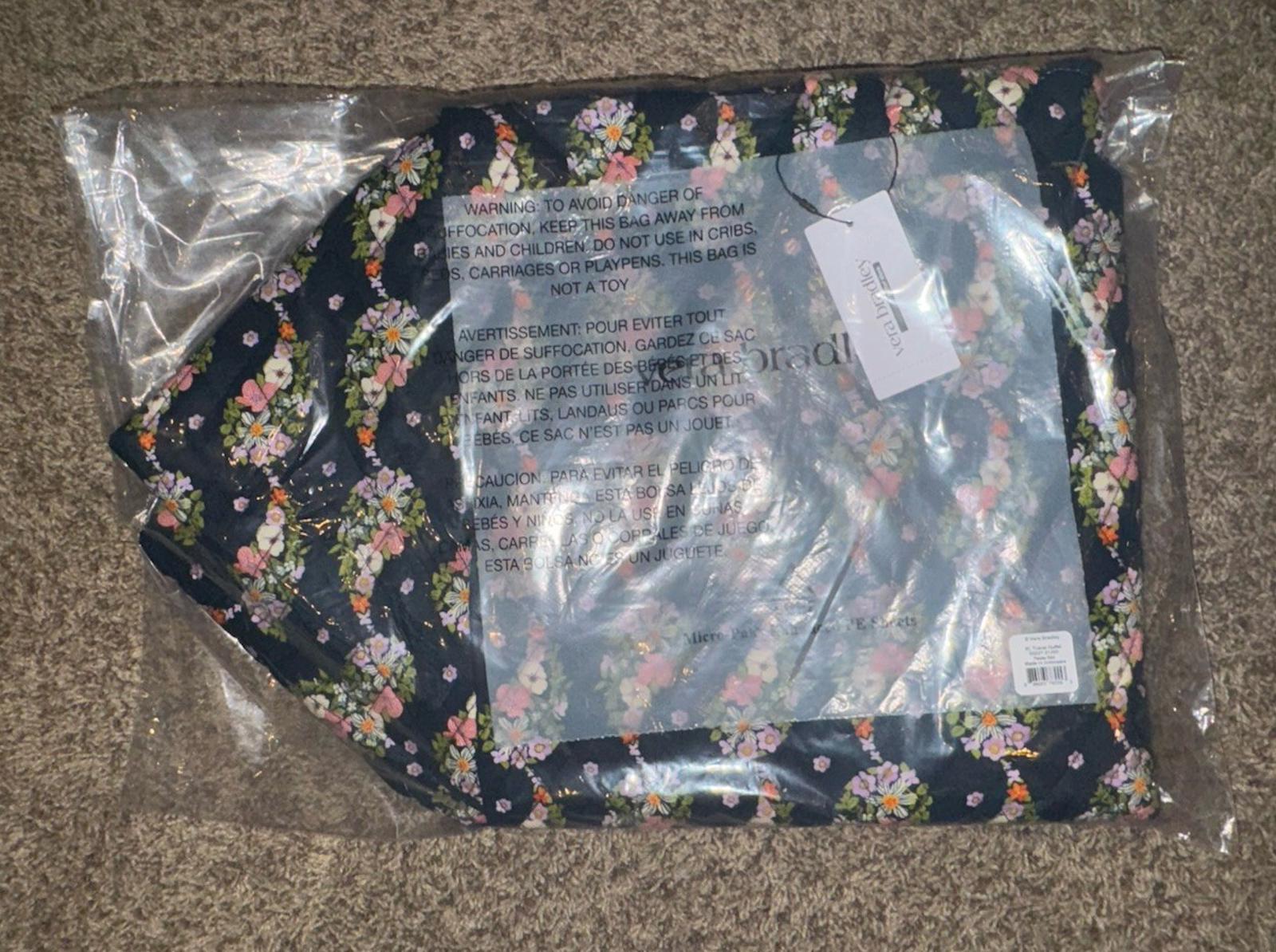 Vera Bradley Paisley Rain (flowers) XL Traveler Duffel Bag NWT