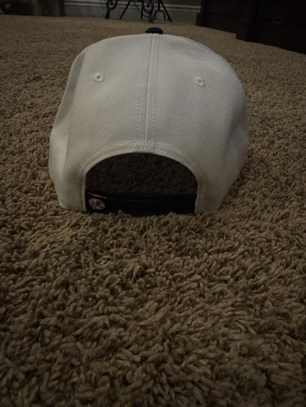 New Era 9fifty White New York Yankees Hat Cap Big Logo Embroidered Logo SnapBack
