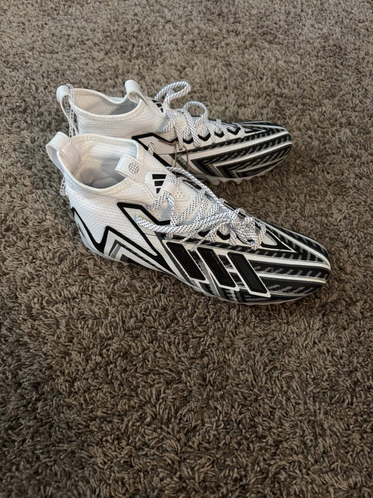 Adidas Freak 23 Inline Football Cleats HP2455 Black & White Men’s Size 10.5 New