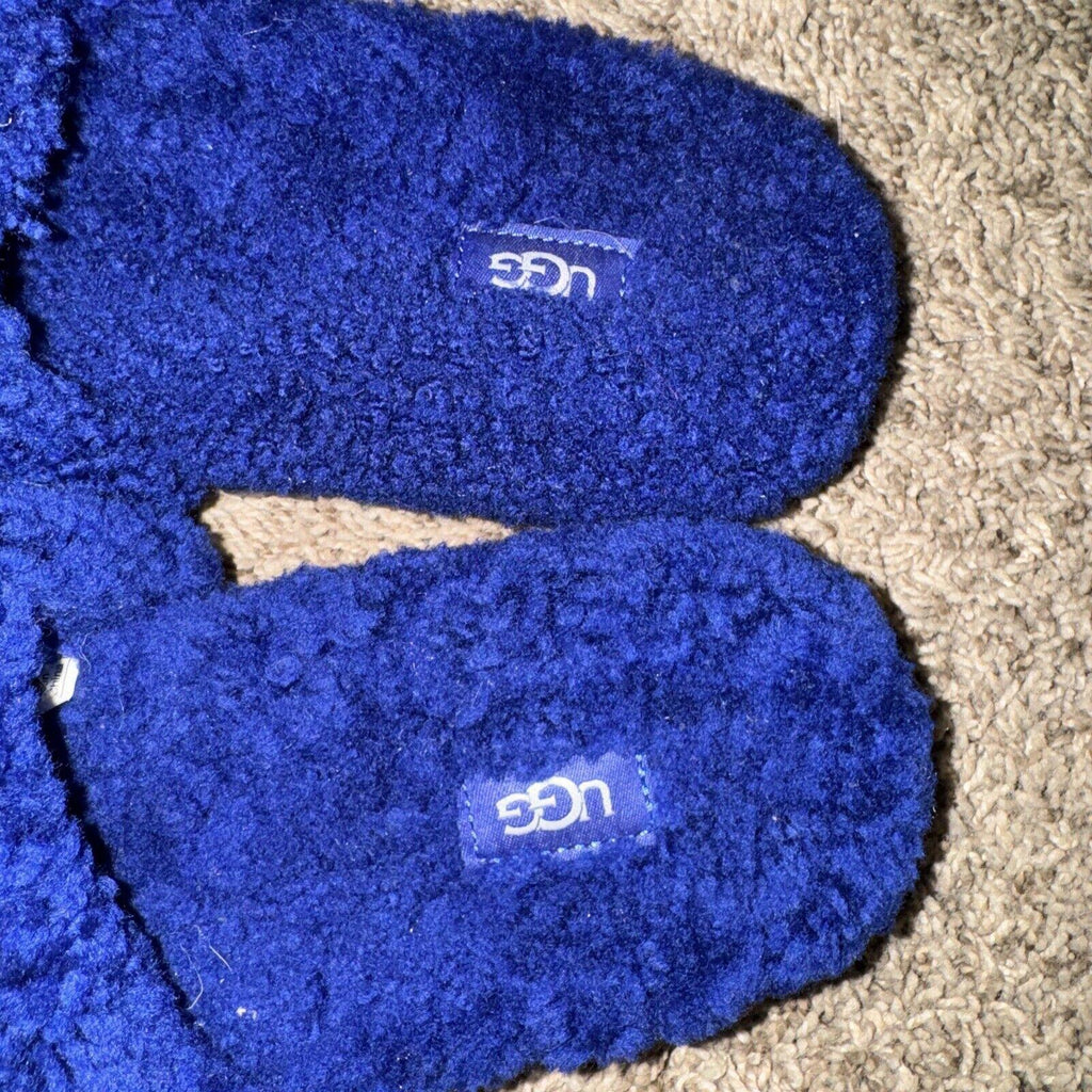 UGG COZETTA BLUE SHEEPSKIN COMFORT SLIPPERS US 5/EUR 36