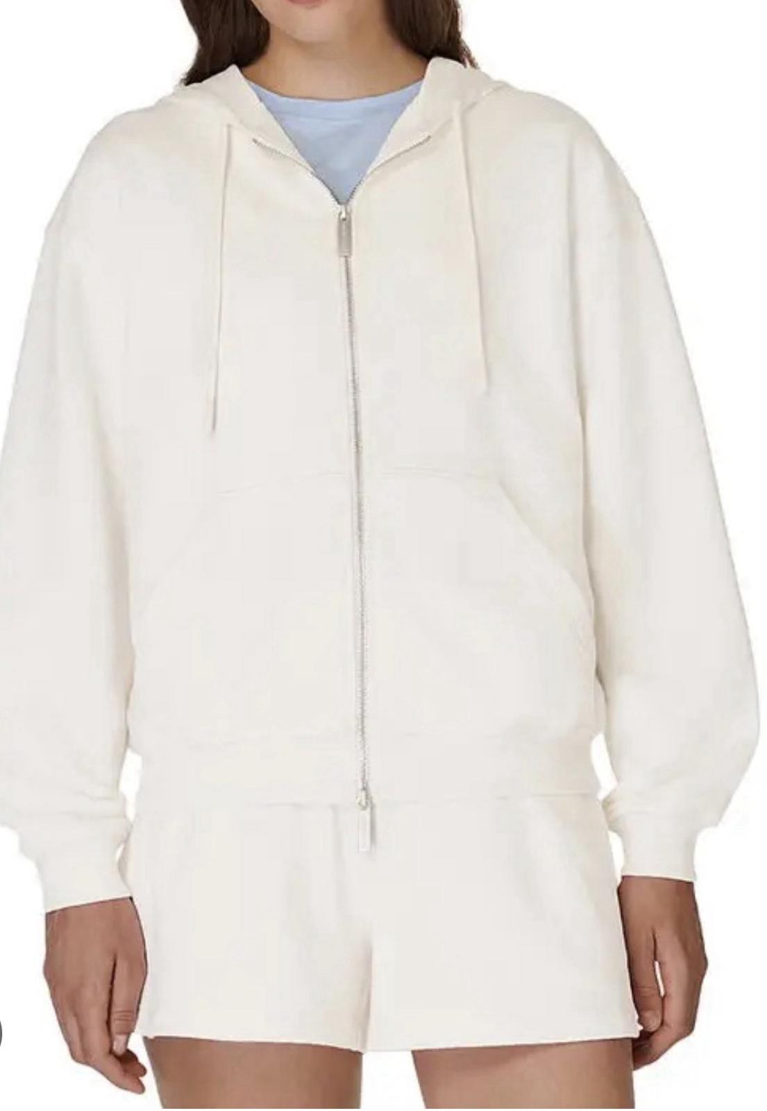 NWT Sweaty Betty Revive Zip Through Hoody in the Lily White color XS NEW!