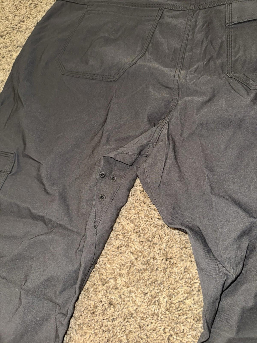 Prana Stretch Zion Pant II Standard Fit Straight Leg Gray Men’s 42x30 NEW