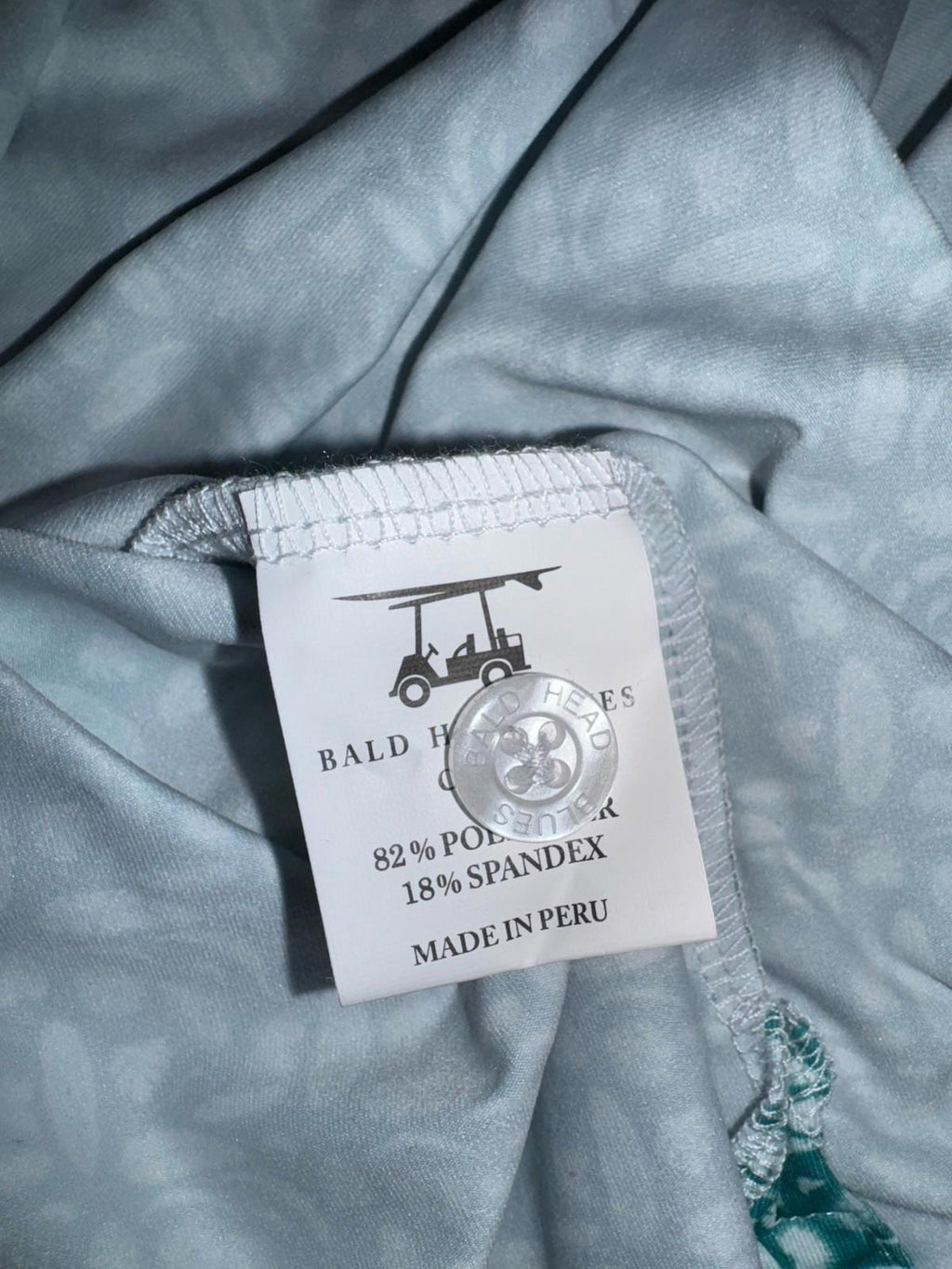 NEW! Bald Head Blues Men's Exotic Leaves Albatross Polo Size L NWT