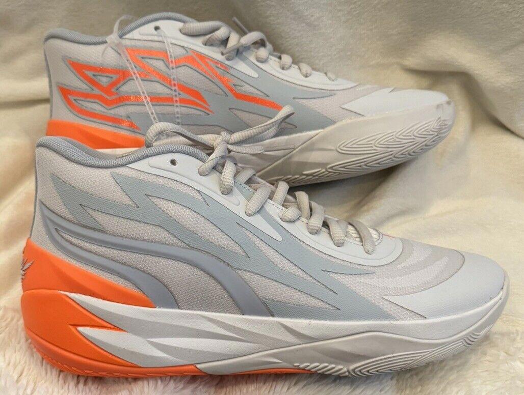 Puma MB.02 Gorange Melo Basketball Shoes Size 11.5 Men's