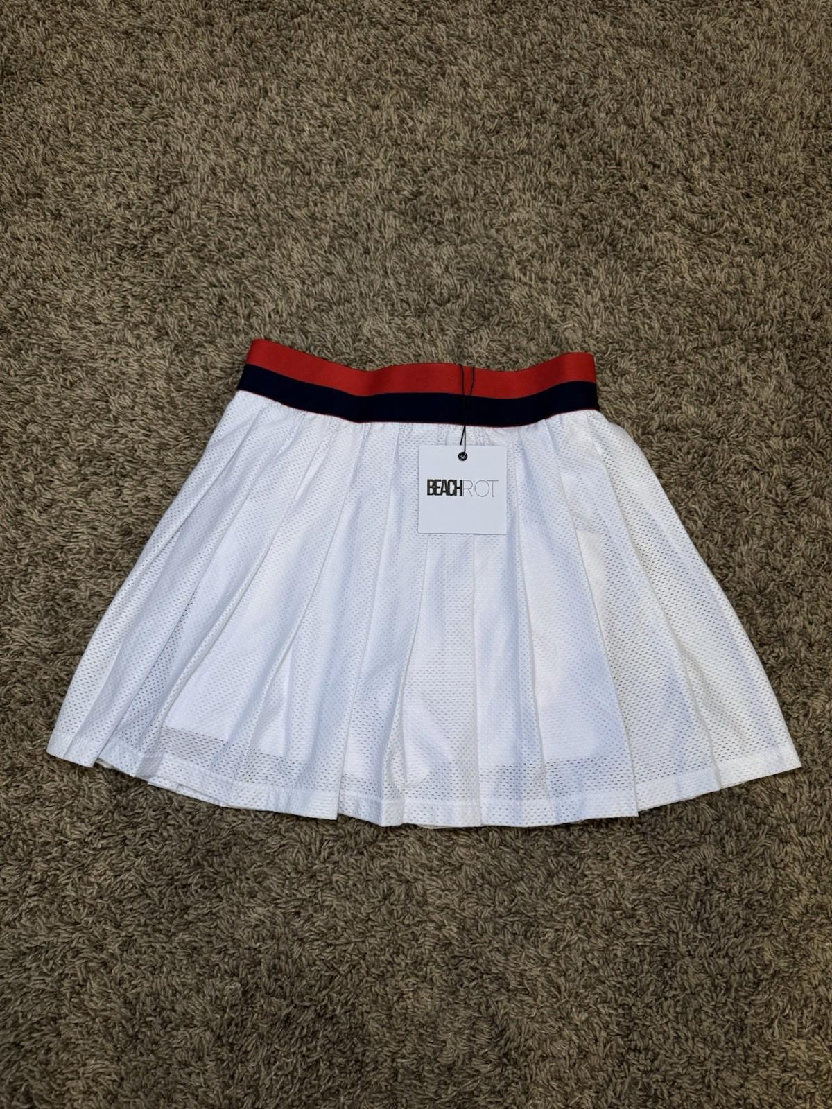 Beach Riot Women's Irina Skirt Cherry Indigo Colorblock $108 Limited Edition SM