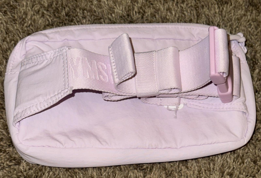 GymShark Pink Pleat Sling bag. NEW. Sold out. Small purse. Cute fun gym fitness
