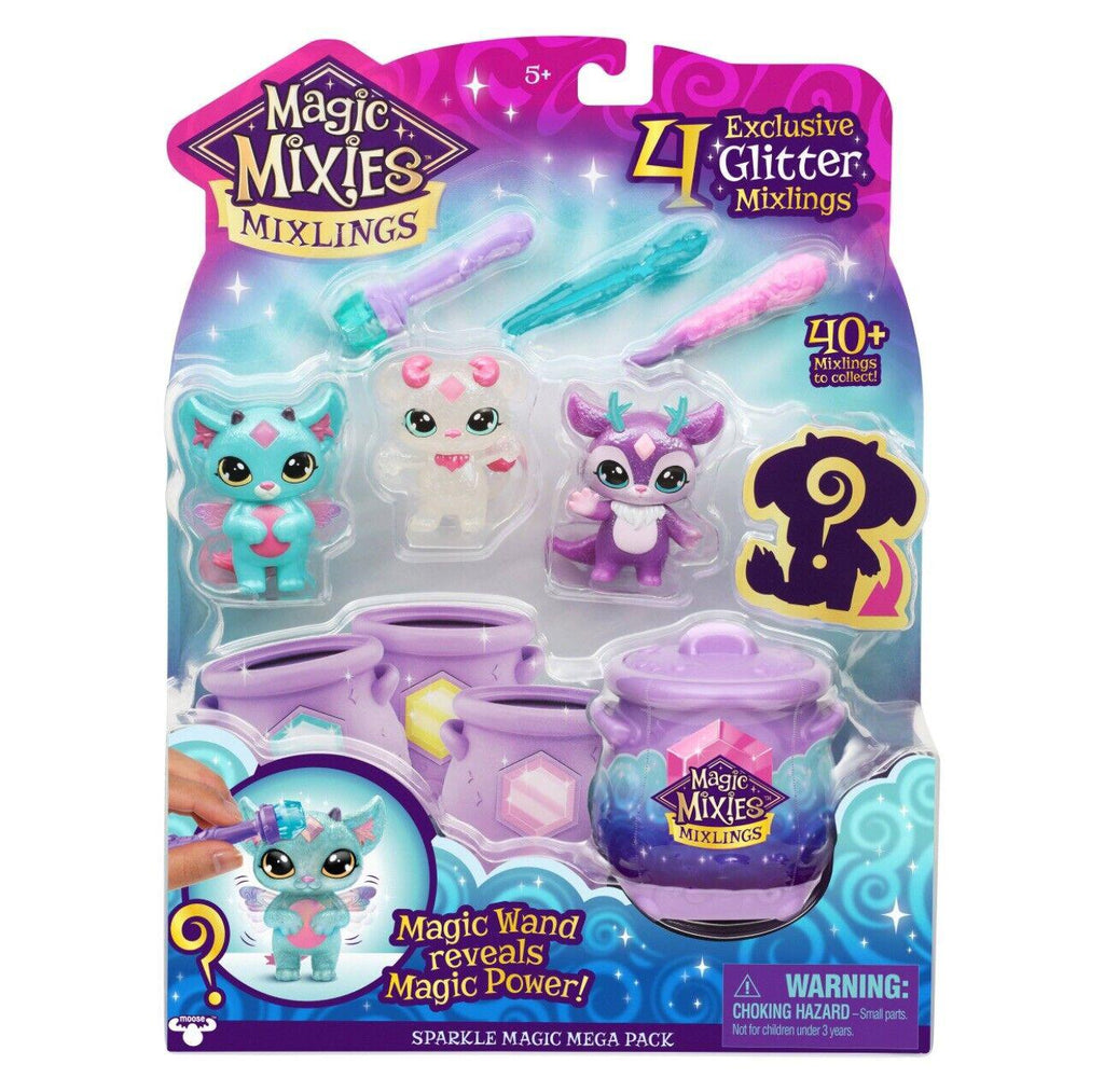 MAGIC MIXIES MIXLINGS - SPARKLE MAGIC MEGA PACK - INCLUDES 4 FIGURES - NEW
