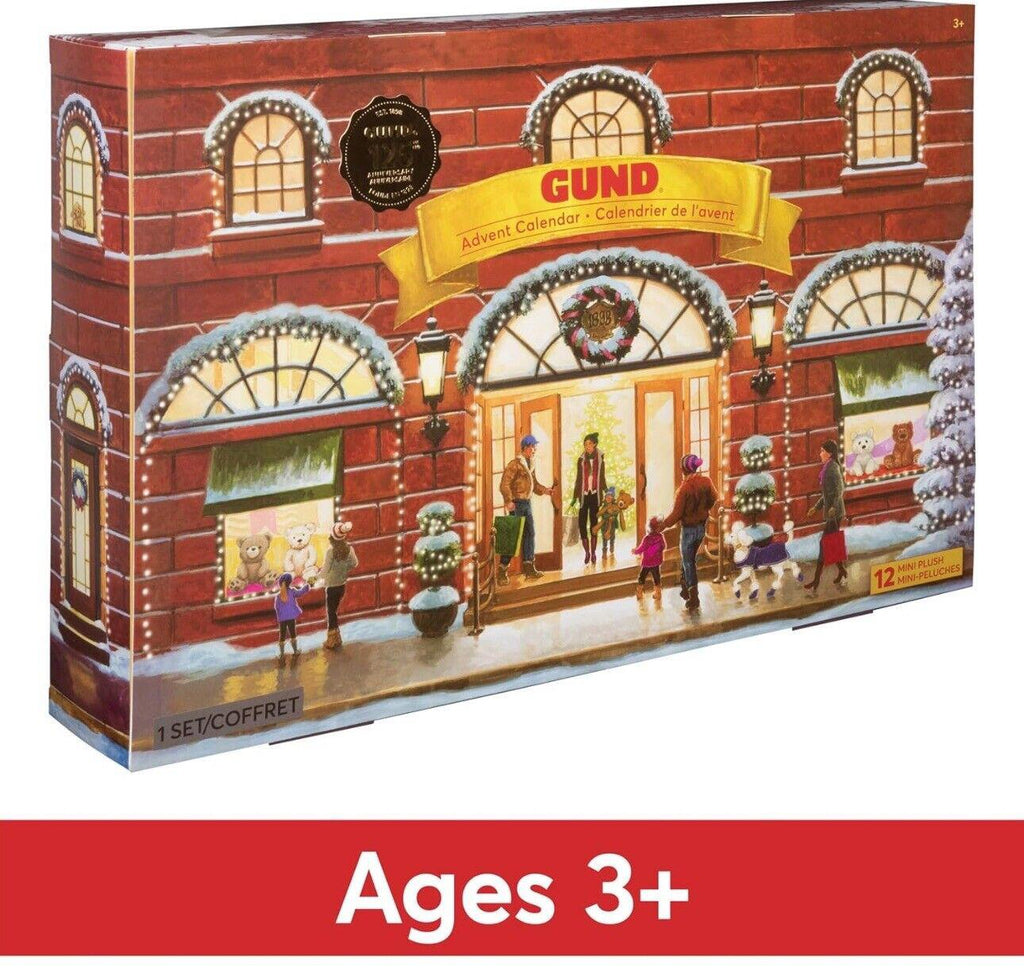 Gund - 2023 Holiday 12 Days of Christmas Advent Plush Calendar. NEW