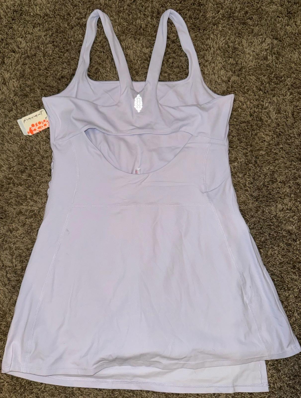 NWT! Free People Movement Lavender Never Better Stretch Built in Shorts LG