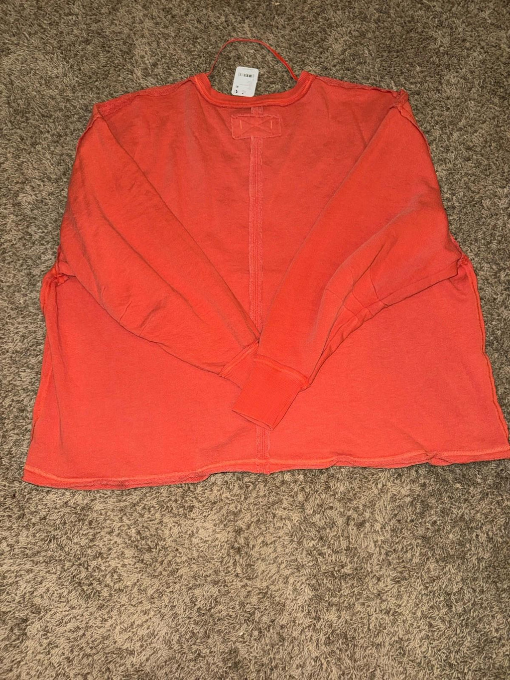 We the Free People Venice V Neck Graphic Sweatshirt Napa Valley Womens Size S