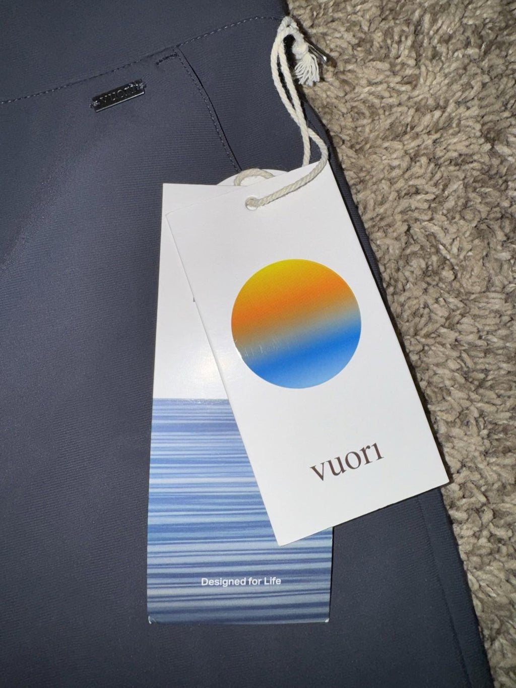 NEW VUORI Fleet Chino Shorts Men's Size 28 Charcoal  NWT