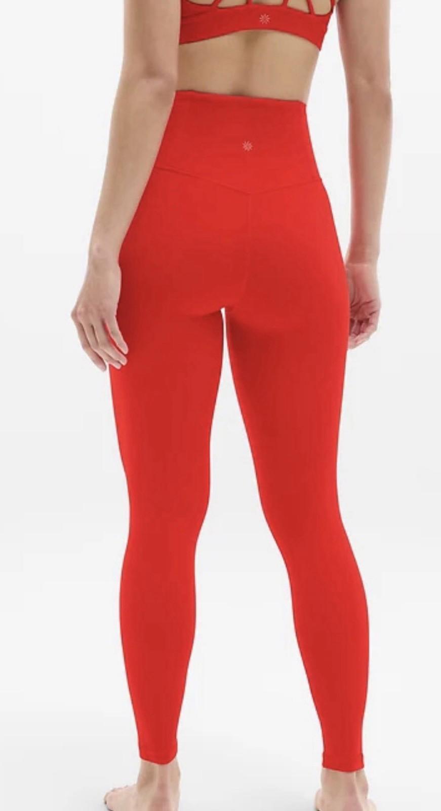 ATHLETA Elation Ultra High Rise Tight Workout Pant | Cardinal MED  NEW