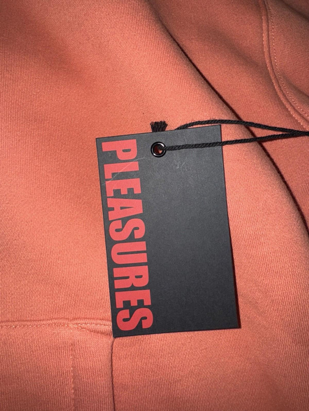 Sz XXL Pleasures OE Zip Up Hoodie Natural Old English Brand New Orange