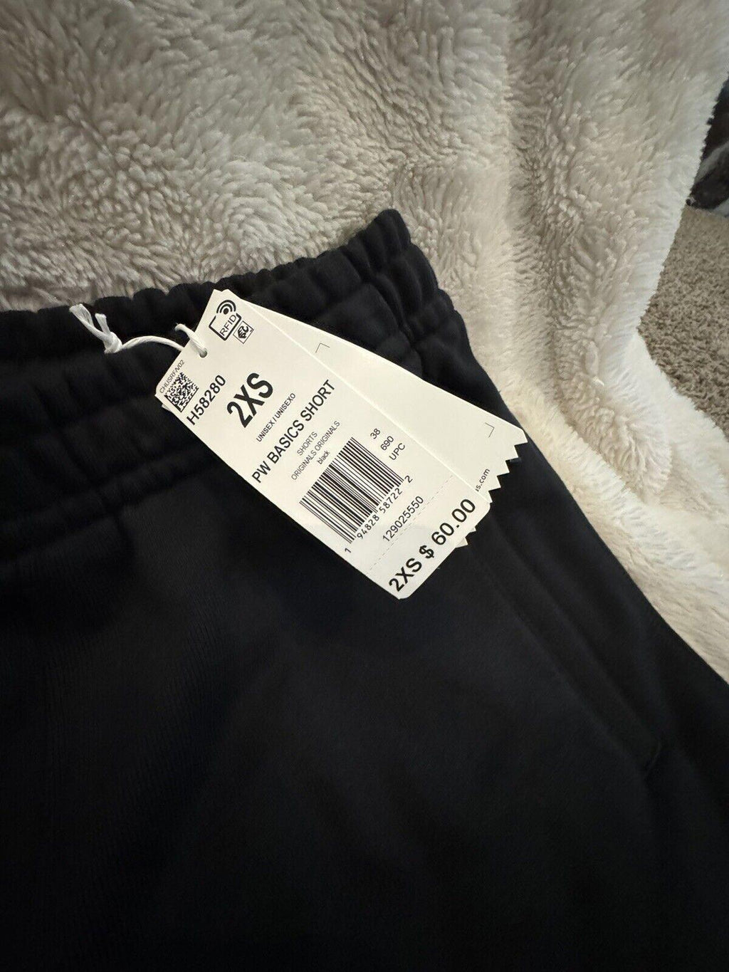 Adidas x Pharrell Williams Human Race Terry Shorts Black 2XS