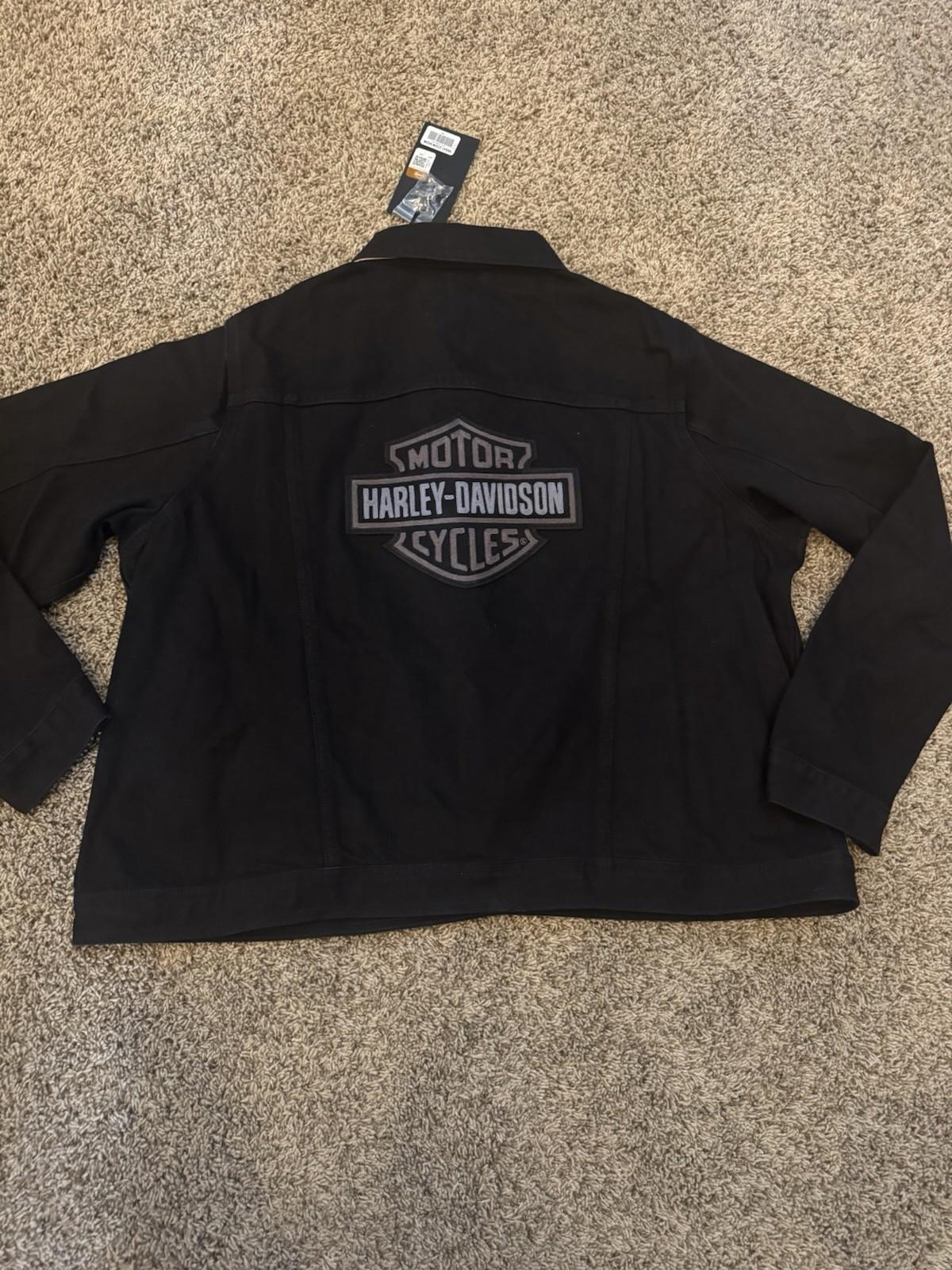Harley-Davidson Denim Jean  Jacket/coat "Essential Bar & Shield Sz-2W 99041-23VW