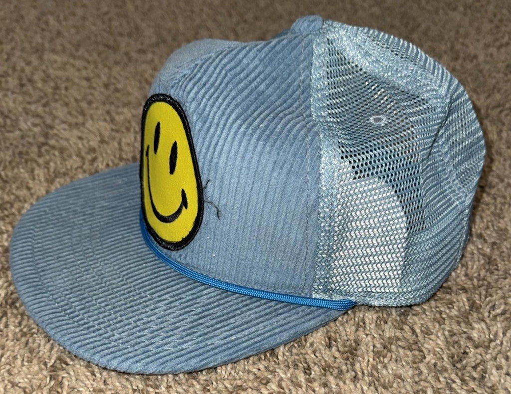 Aviator Nation Trucker Hat Cap Smiley face Snapback Made In USA NWOT