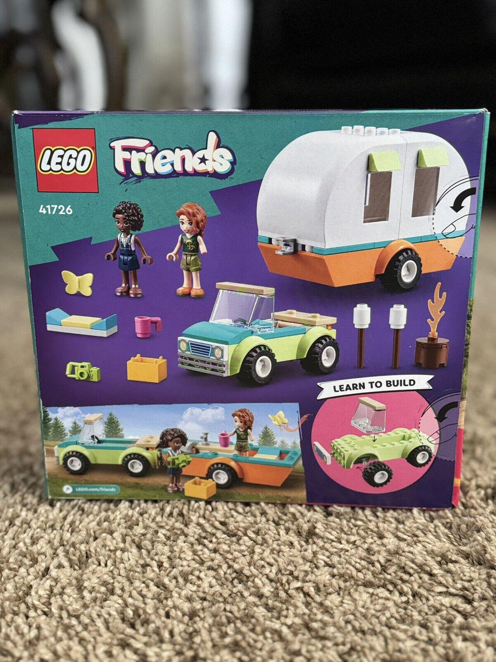 BRAND NEW LEGO Friends 41726 Holiday Camping Trip 87 Pieces Ages 4+