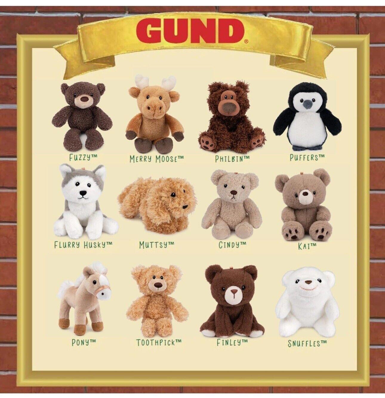 Gund - 2023 Holiday 12 Days of Christmas Advent Plush Calendar. NEW
