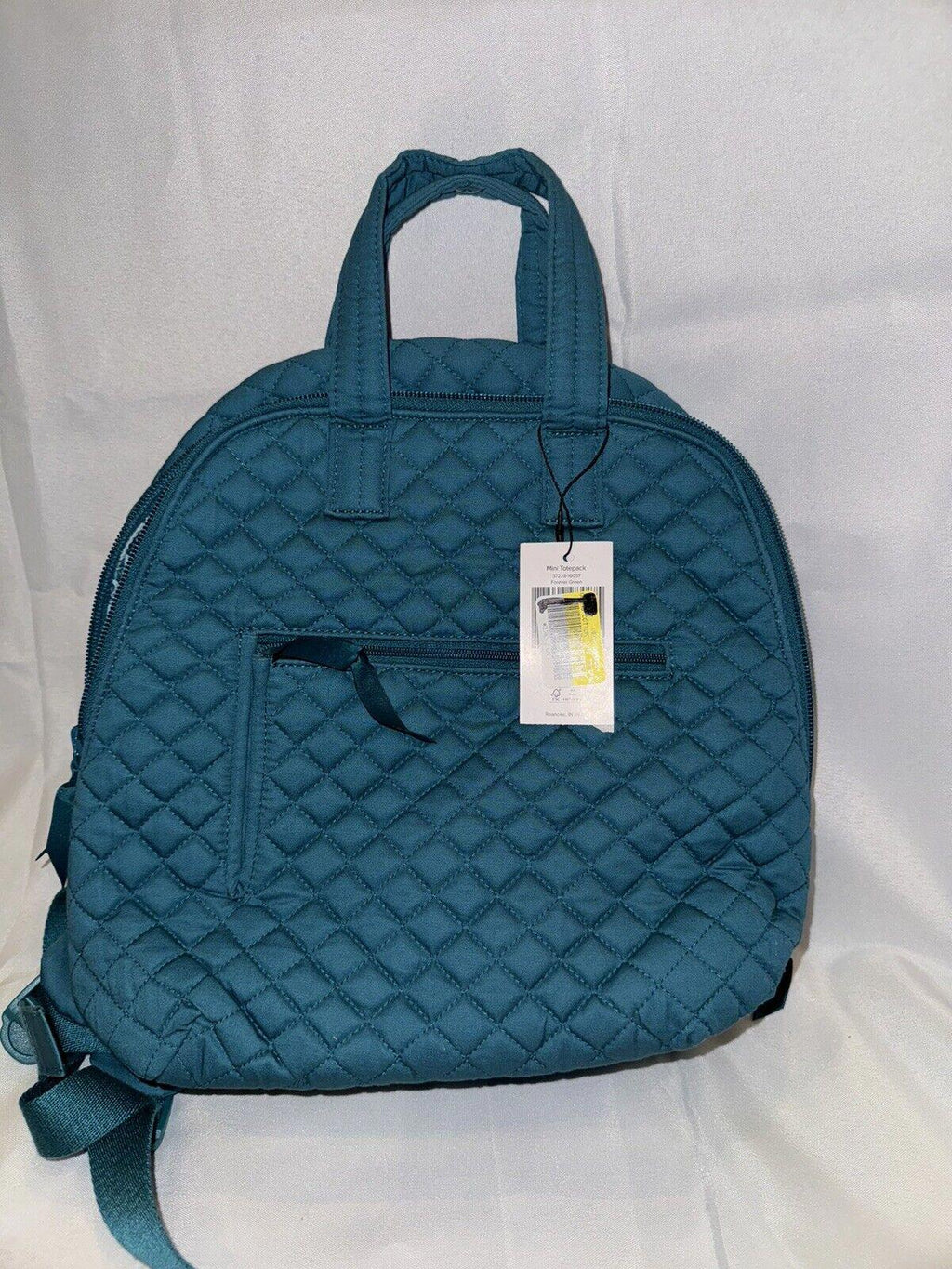Women's Cotton Mini Totepack Backpack One Size, Forever Green - Recycled Cotton