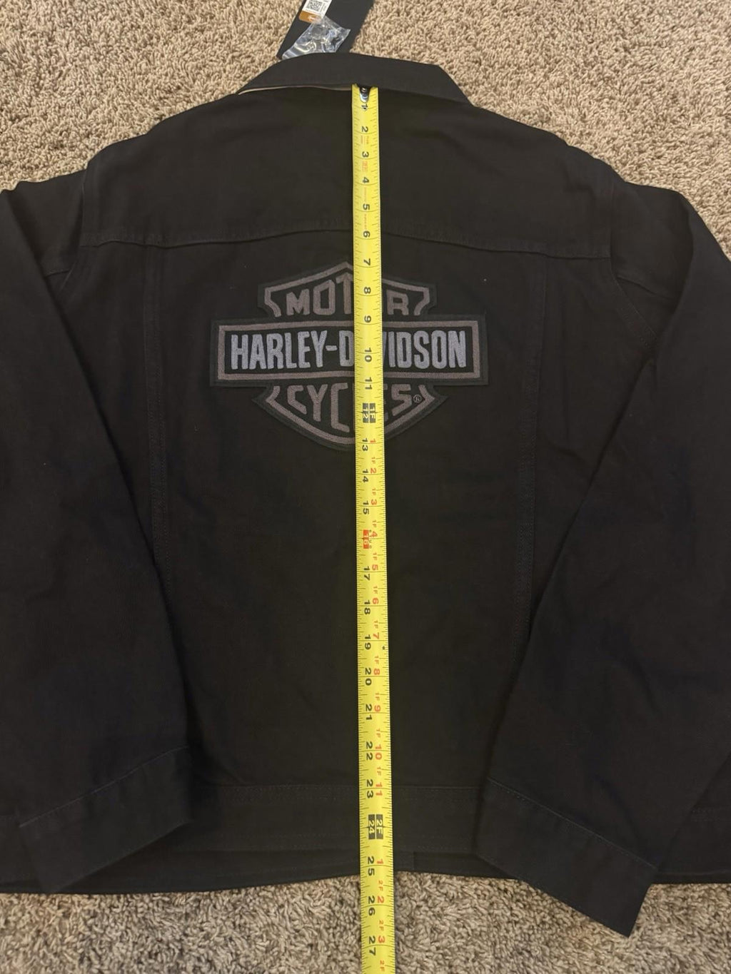 Harley-Davidson Denim Jean  Jacket/coat "Essential Bar & Shield Sz-2W 99041-23VW