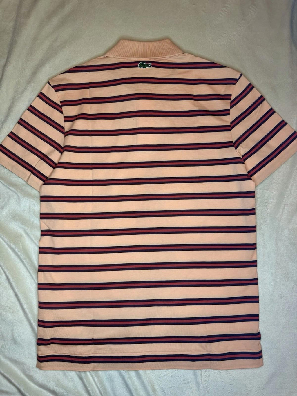 NEW! Lacoste Men's Regular Fit Cotton Polo Striped Shirt Small NWT