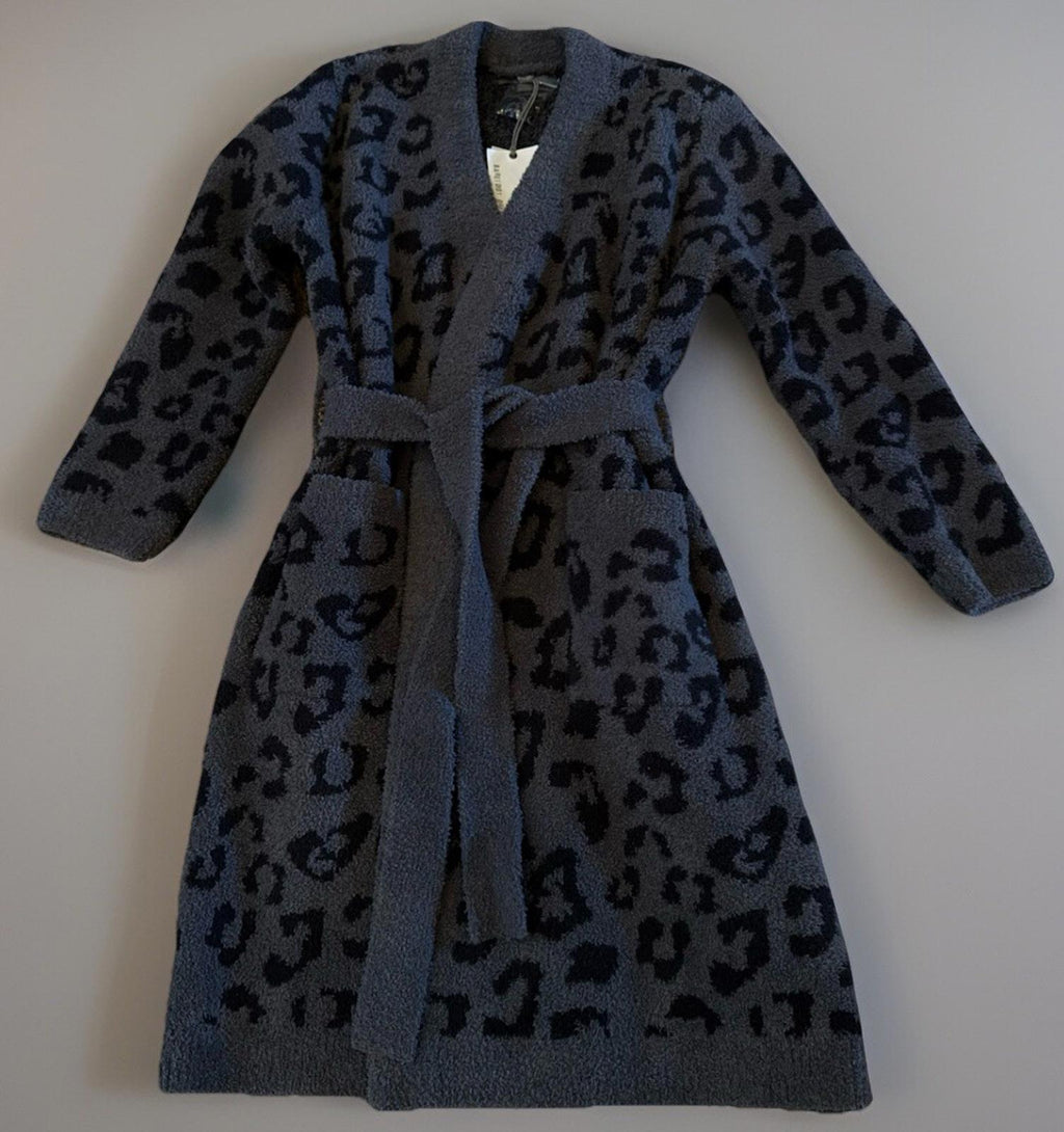 Barefoot Dreams Women's Sleepwear Sz XS CozyChic BITW Robe Gray A630187