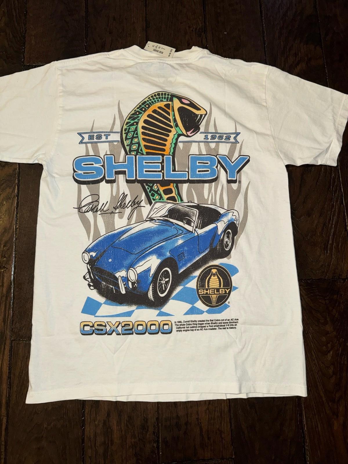 NEW!  Men's Shelby Cobra CSX2000 Relaxed Graphic Tee Small NWT
