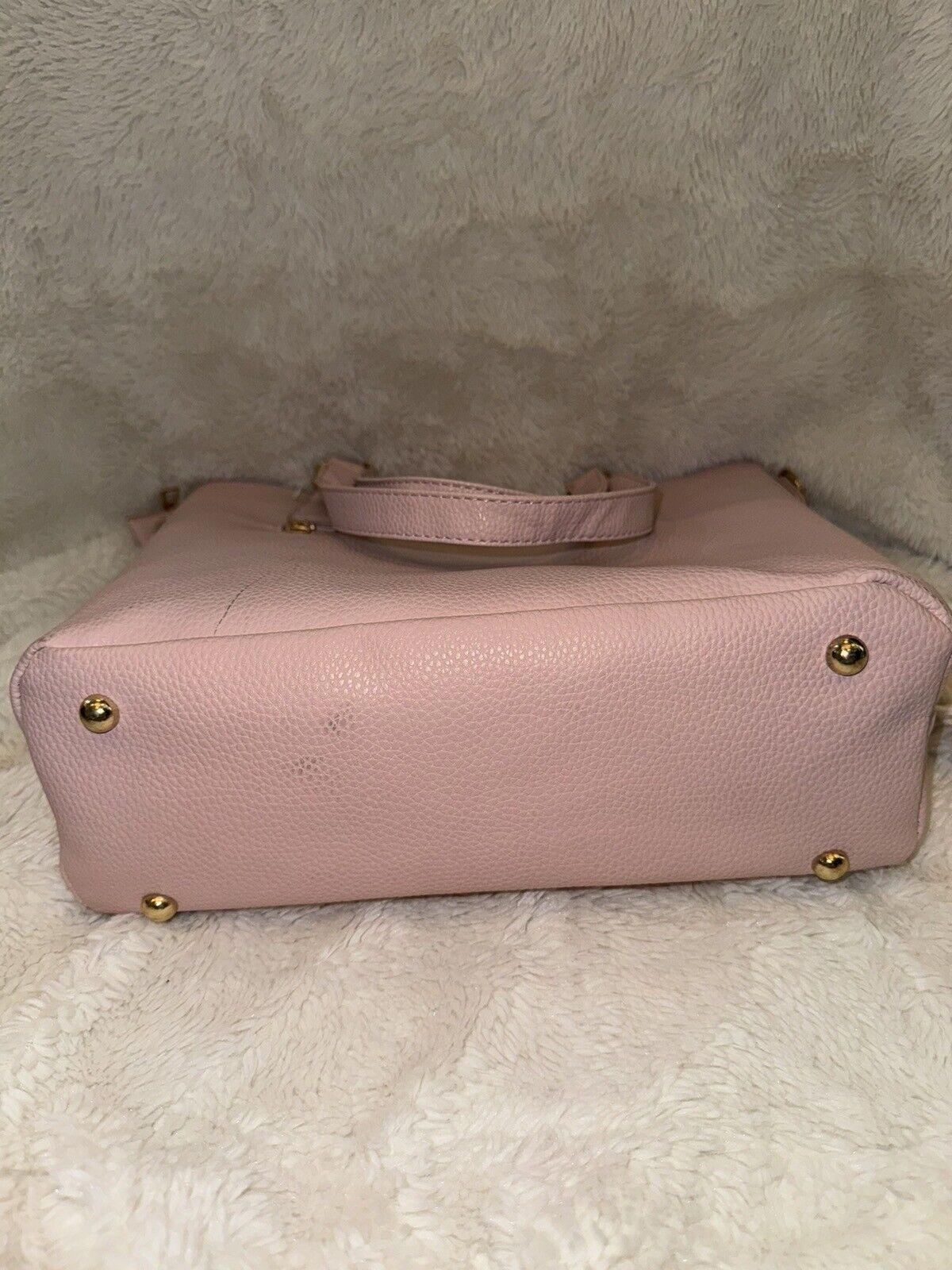 Mei & Ge pink 6-pc Set, Purse, Wallet, Makeup Bag, Clutch,