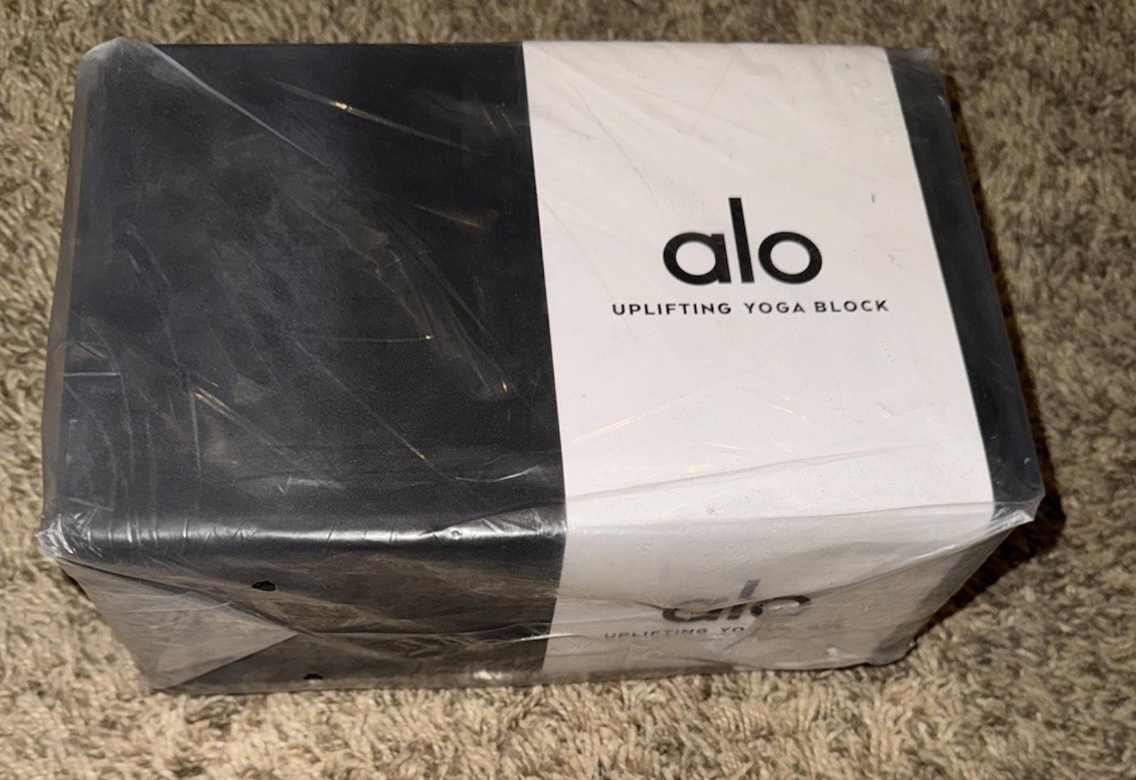 NEW Alo Yoga Black Dense Foam Brick Block NWT New In packaging