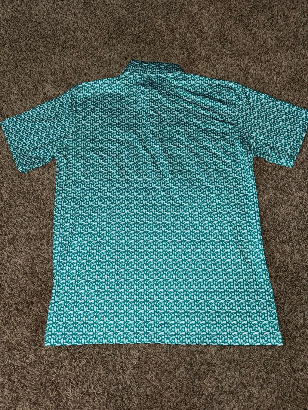 NEW! Bald Head Blues Men's Exotic Leaves Albatross Polo Size L NWT