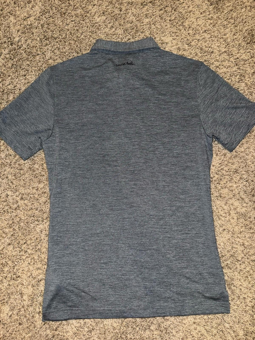 NEW Travis Mathew HEATER PRO golf polo shirt grey SMALL