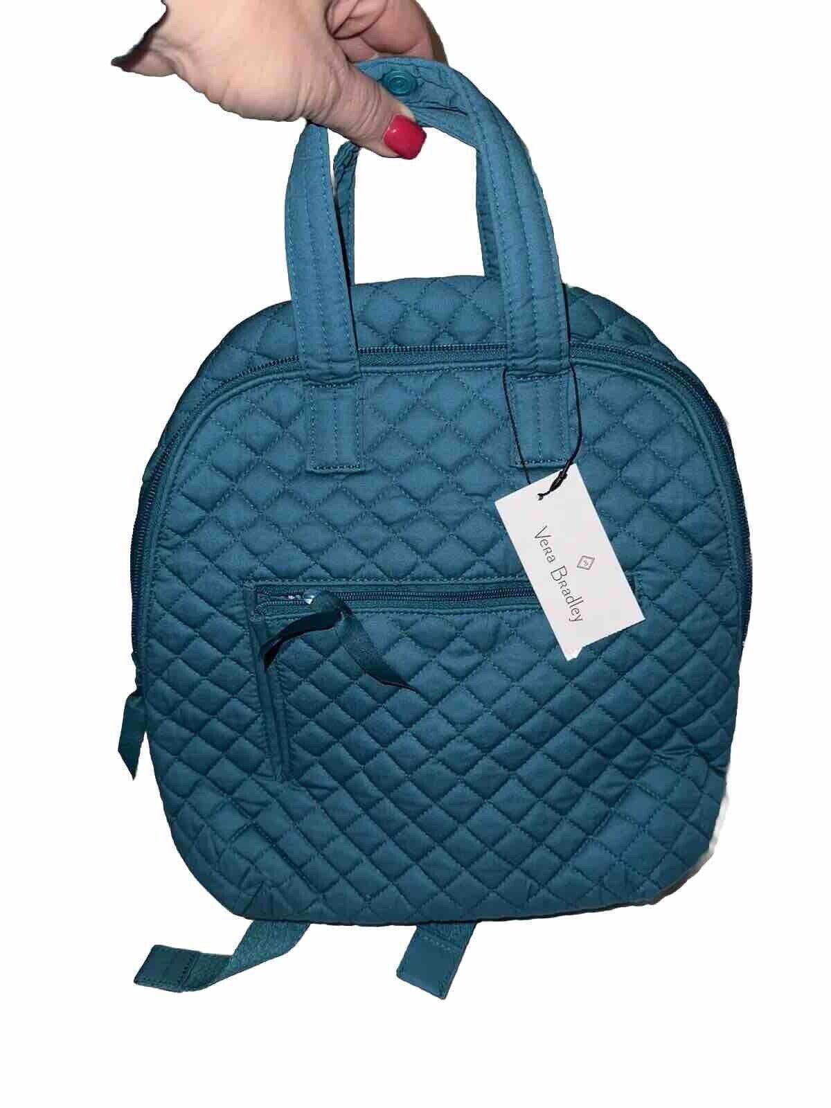 Women's Cotton Mini Totepack Backpack One Size, Forever Green - Recycled Cotton