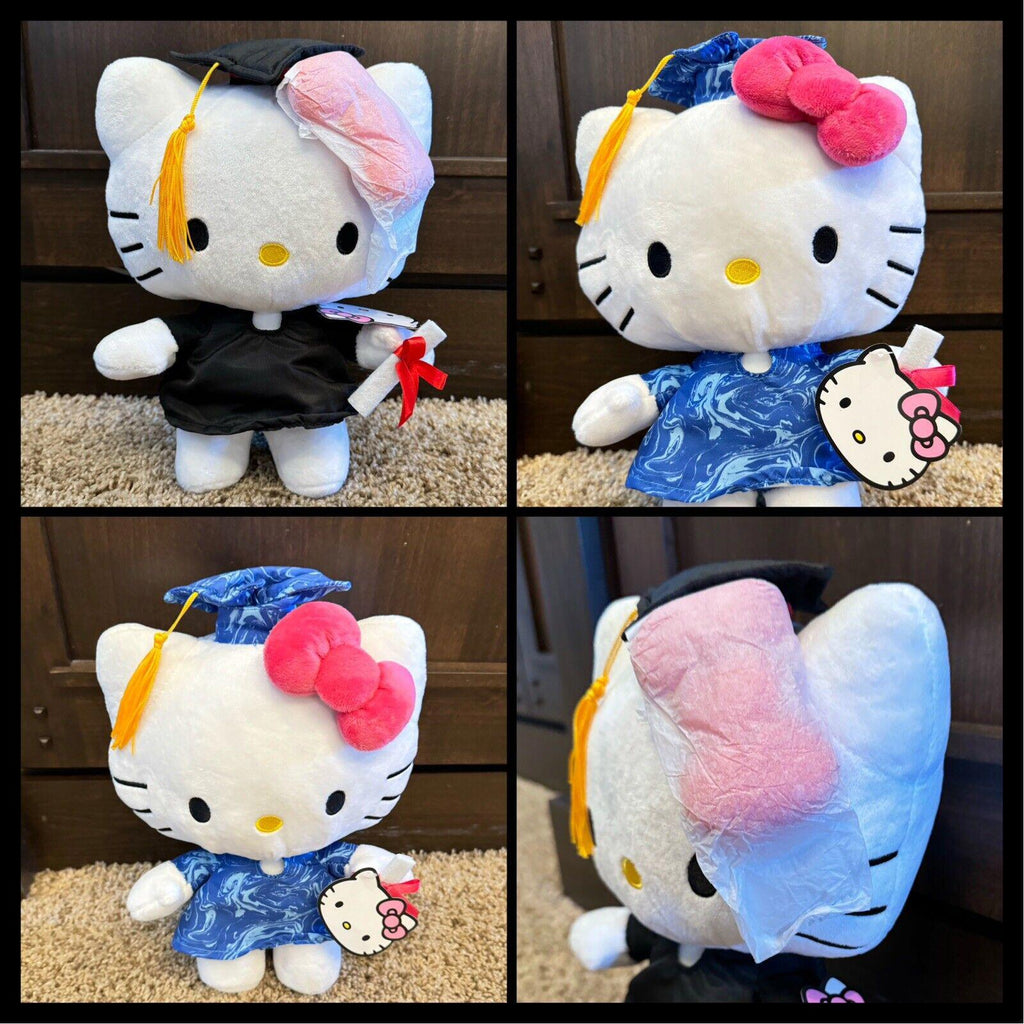 9" Sanrio Hello Kitty Graduation Plush in Cap Gown Stuffed