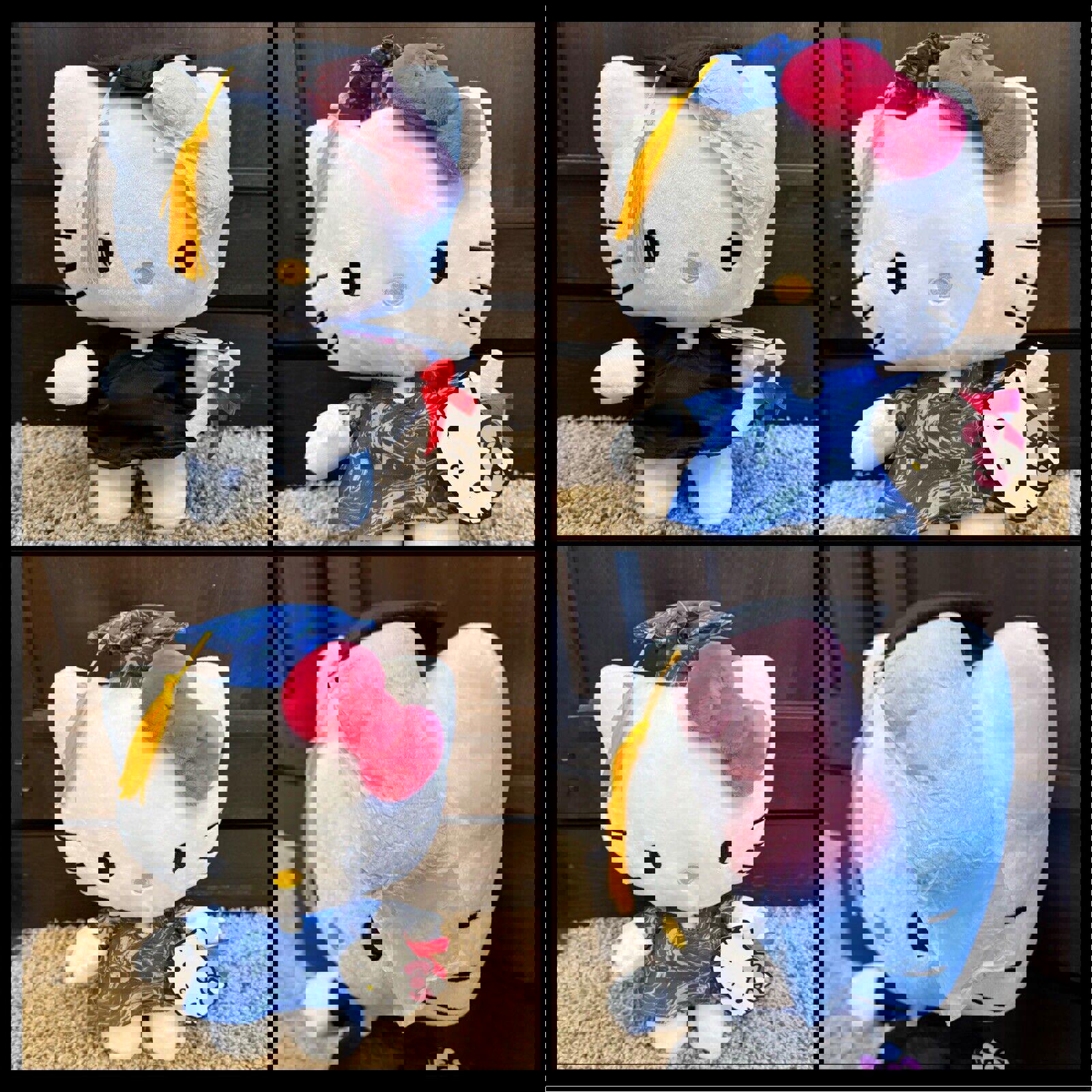 9" Sanrio Hello Kitty Graduation Plush in Cap Gown Stuffed