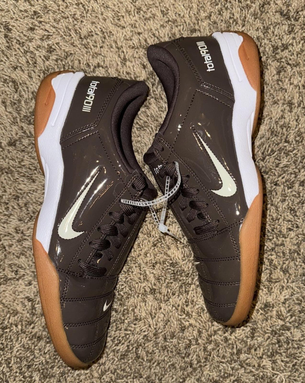 Nike Total 90 3 SP Patent Leather Baroque Brown Gum IB5666-202 Women’s Size 9.5