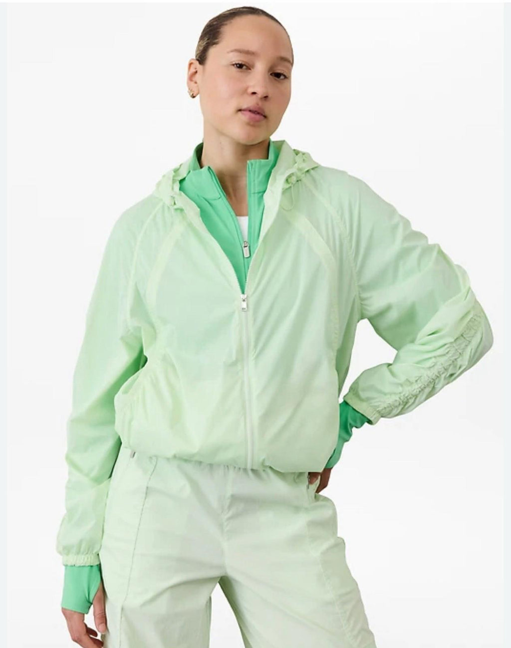 NEW! Athleta - XXS Expedition Jacket - Light green NWT